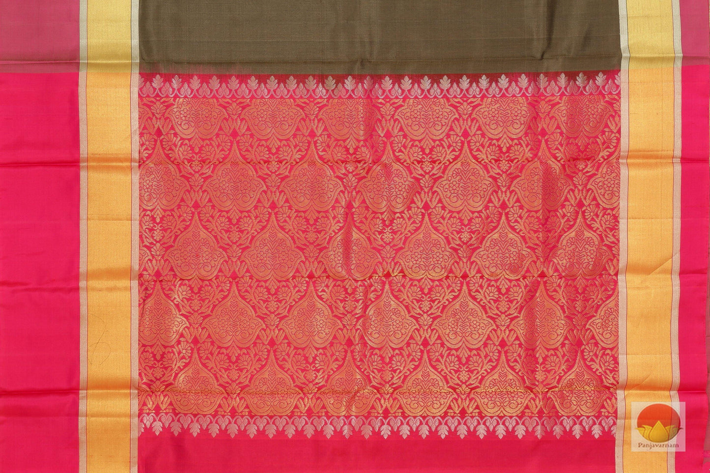 Kanchipuram soft Silk Saree - Handwoven Pure Silk - PVG 4038 - Archives - Silk Sari - Panjavarnam
