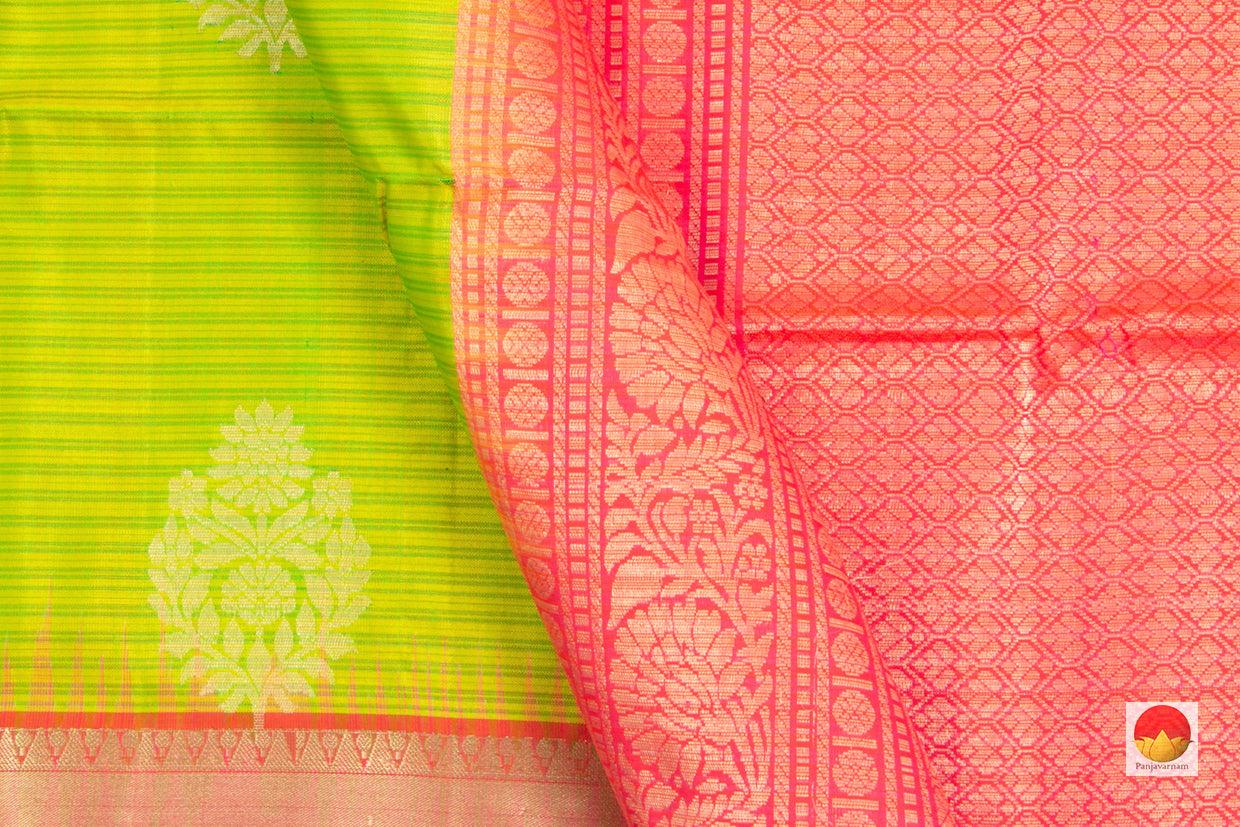 Kanchipuram Soft Silk Saree - Pure Silk - PV NYC 126 - Silk Sari - Panjavarnam