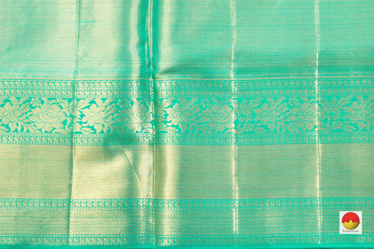 Kanchipuram Tissue Silk Saree - Handwoven Pure Silk - Pure Zari - PV NYC 362 - Silk Sari - Panjavarnam