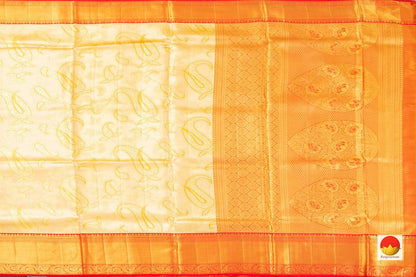 Kanchipuram Tissue Silk Saree - Handwoven Pure Silk - Pure Zari - PV NYC 372 - Saris & Lehengas - Panjavarnam