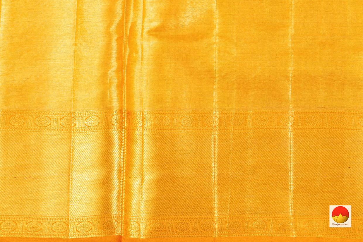 Kanchipuram Tissue Silk Saree - Handwoven Pure Silk - Pure Zari - PV NYC 485 - Silk Sari - Panjavarnam