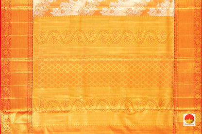 Kanchipuram Tissue Silk Saree - Handwoven Pure Silk - Pure Zari - PV NYC 486 - Silk Sari - Panjavarnam