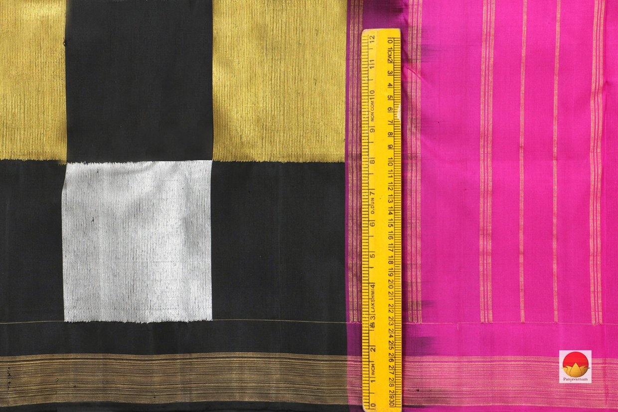 Kanjivaram Silk Saree - Handwoven Pure Silk - Pure Zari - PV 1002 - Silk Sari - Panjavarnam