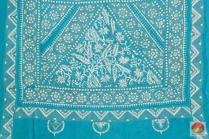 Kantha Work - Handwoven Pure Tussar Silk Saree - PT 68 Archives - Tussar Silk - Panjavarnam