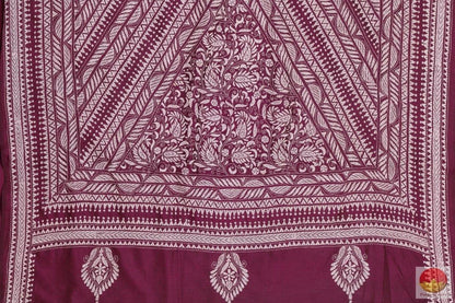 Kantha Work - Pure Tussar Silk Saree - PT 104 - Archives - Tussar Silk - Panjavarnam