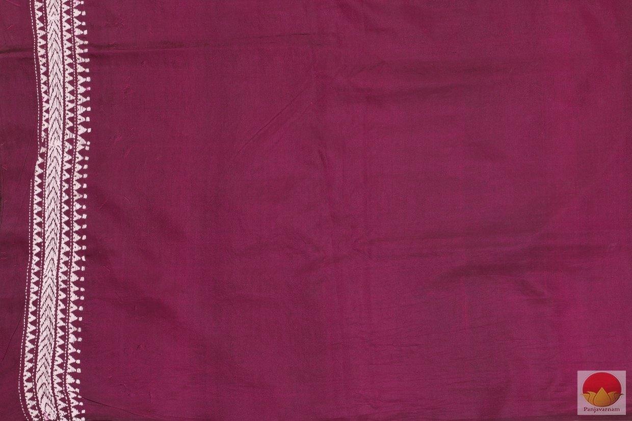 Kantha Work - Pure Tussar Silk Saree - PT 104 - Archives - Tussar Silk - Panjavarnam