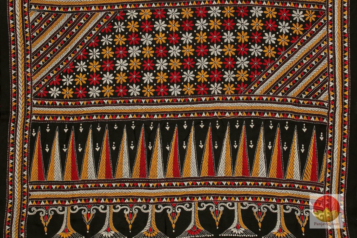 Kantha Work - Pure Tussar Silk Saree - PT 114 - Archives - Tussar Silk - Panjavarnam