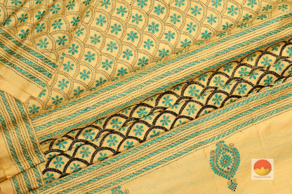 Kantha Work Tussar Pure Silk Saree - PT 46 Archives - Tussar Silk - Panjavarnam