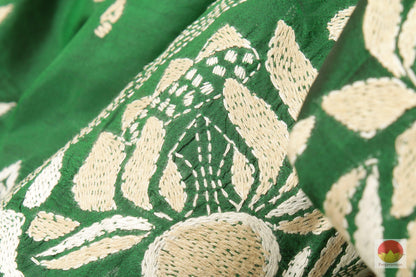 Kantha Work Tussar Pure Silk Saree - PT 49 Archives - Tussar Silk - Panjavarnam