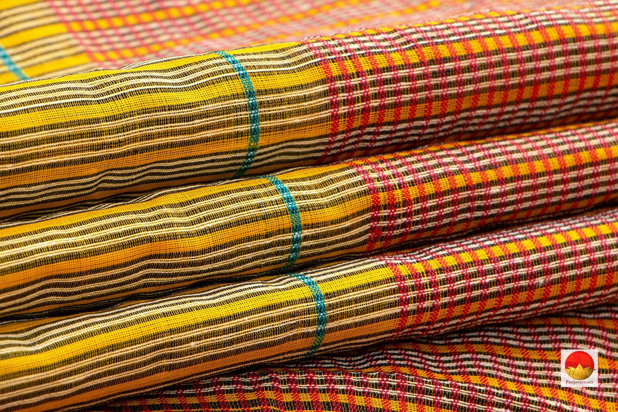 Koranadu Silk Cotton Saree - Handwoven - PV ABI 47862 - Silk Cotton - Panjavarnam
