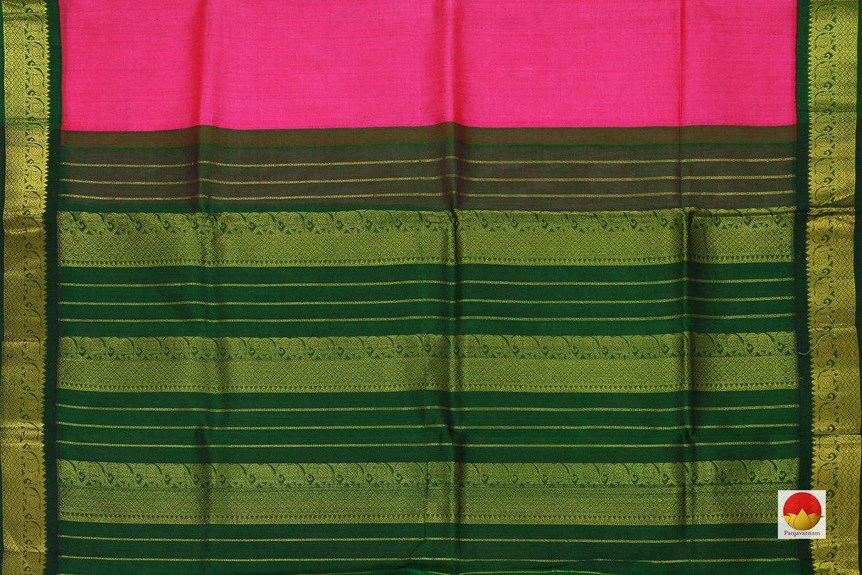 Korvai Border Silk Cotton - Handwoven - PSC 1084 - Silk Cotton - Panjavarnam