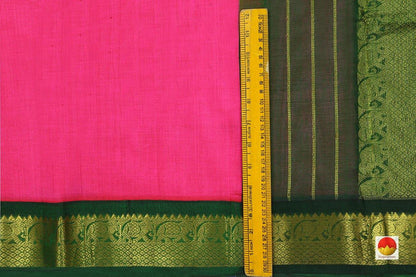 Korvai Border Silk Cotton - Handwoven - PSC 1084 - Silk Cotton - Panjavarnam