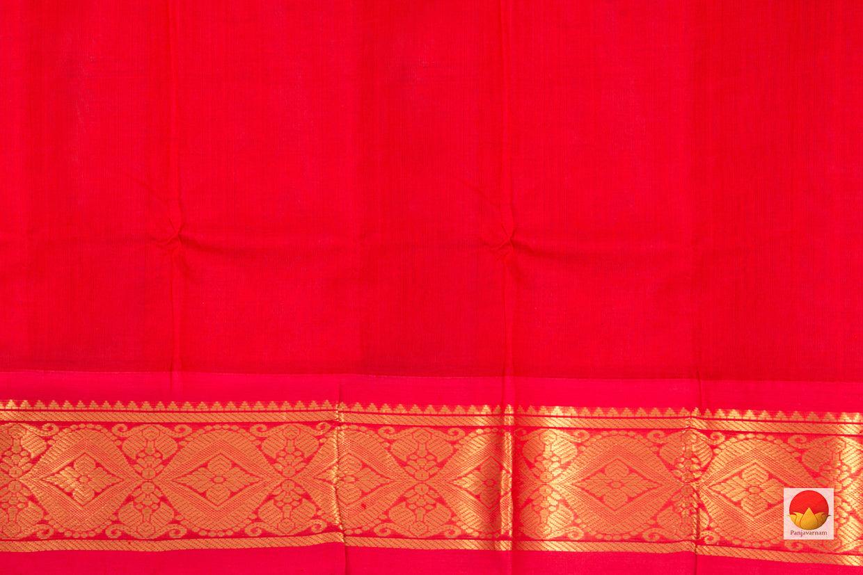 Korvai Border Silk Cotton - Handwoven - PSCA 1026 - Silk Cotton - Panjavarnam