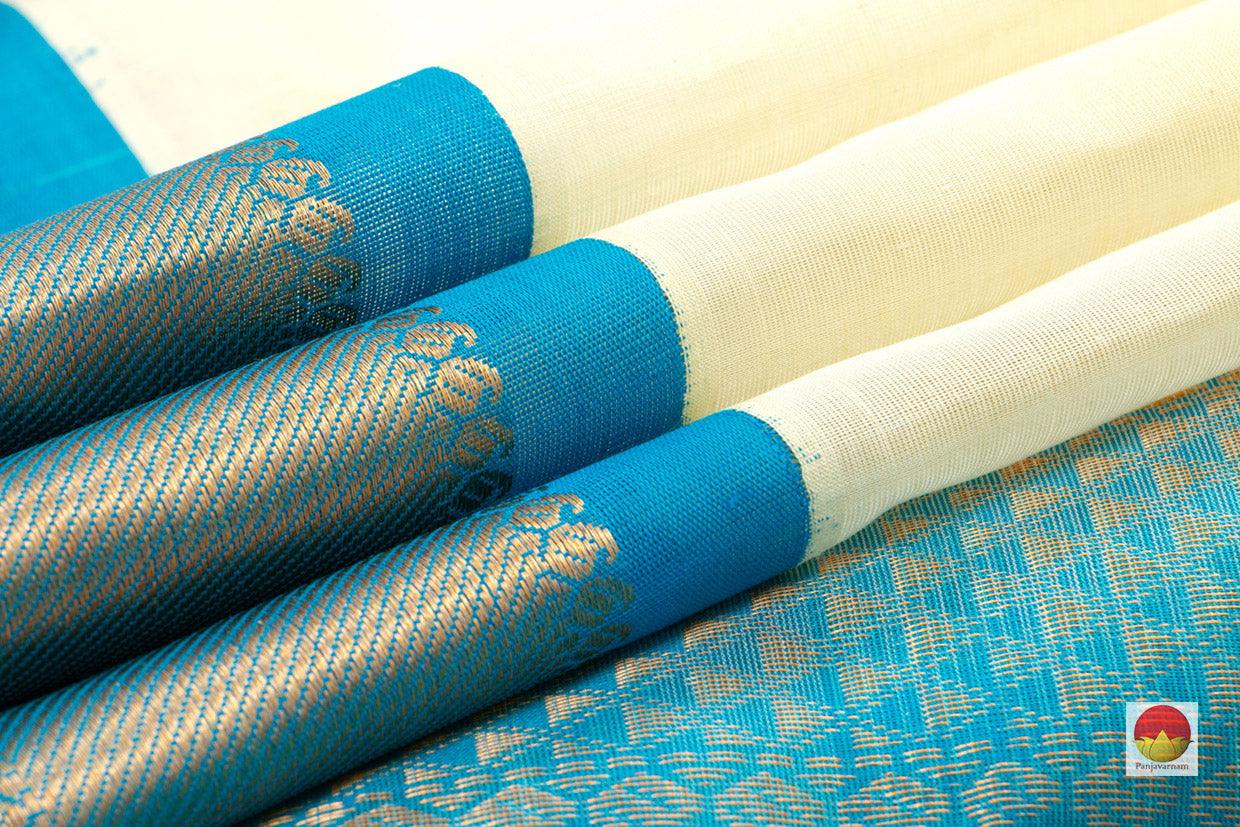 Korvai Border Silk Cotton - Handwoven - PSCA 1029 - Silk Cotton - Panjavarnam