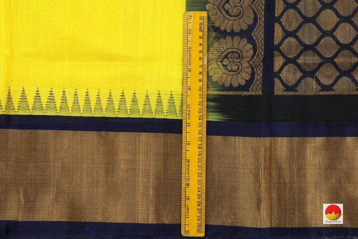 Korvai Border Silk Cotton Saree - Handwoven - PSC 1082 - Archives - Silk Cotton - Panjavarnam