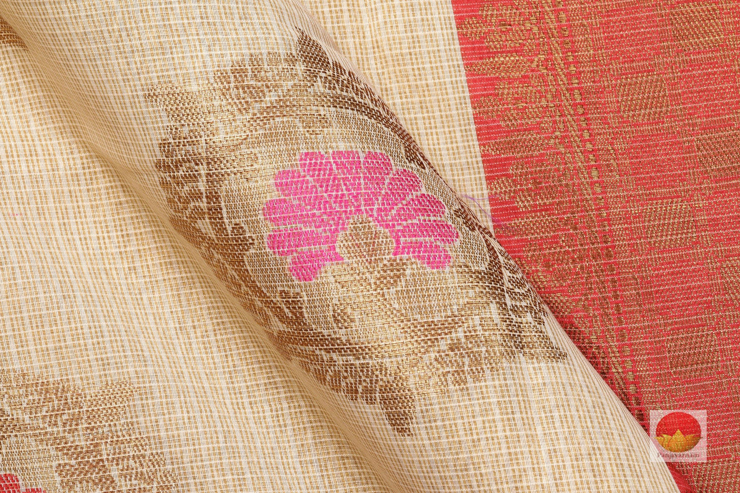 Light Weight Banarasi Silk Cotton Saree - PSC 77 - Silk Cotton - Panjavarnam