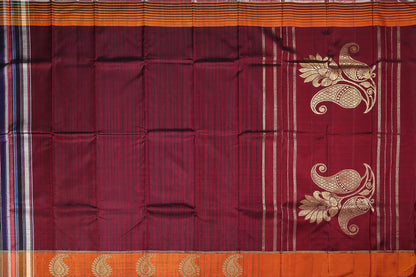 Light Weight Handwoven Kanjivaram Pure Silk Saree - PVA 0418 1317 - Silk Sari - Panjavarnam