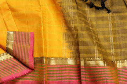 Light Weight Handwoven Kanjivaram Pure Silk Saree - PVM 0318 1249 - Silk Sari - Panjavarnam