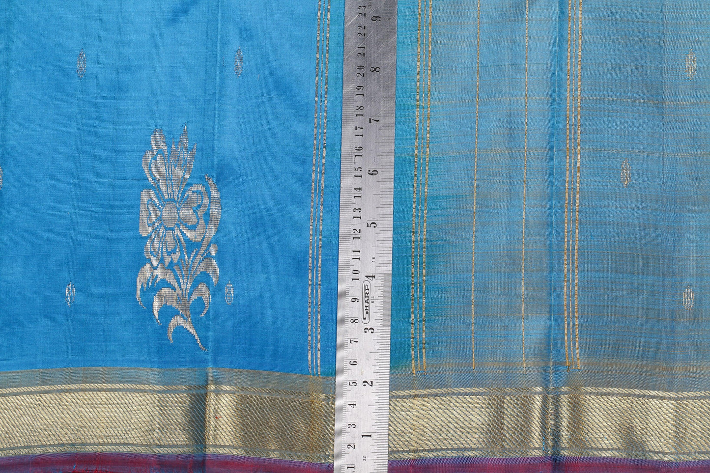 Light Weight Handwoven Kanjivaram Pure Silk Saree - PVM 0318 1288 - Silk Sari - Panjavarnam