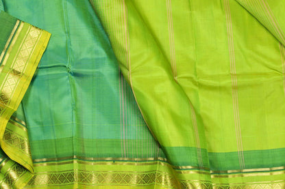 Light Weight Handwoven Kanjivaram Silk Saree - Pure Silk - PVA 0418 1280 - Silk Sari - Panjavarnam