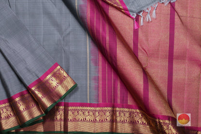 Light Weight Handwoven Pure Silk Kanjivaram Saree - Pure Zari - PV 3941 - Silk Sari - Panjavarnam
