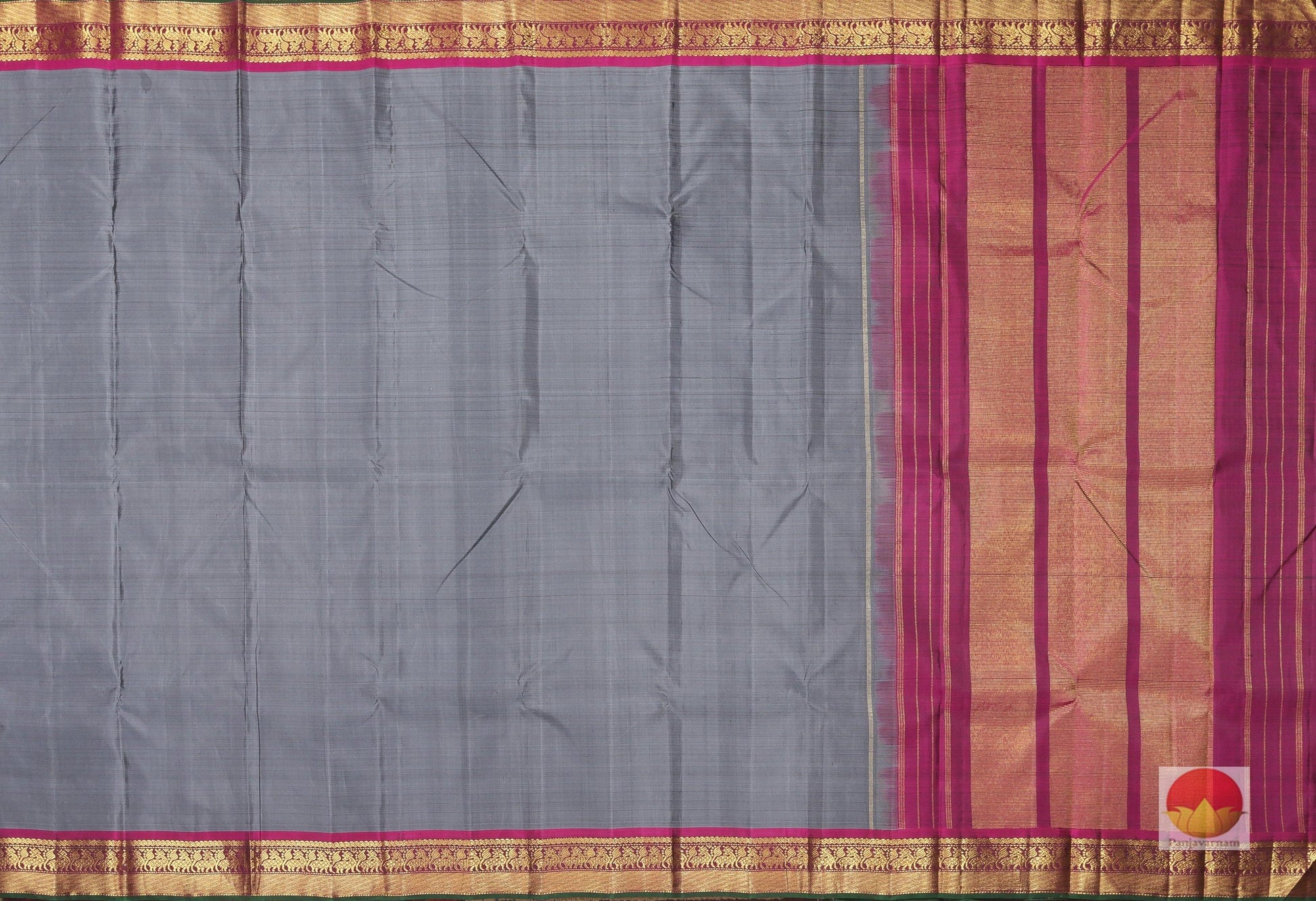Light Weight Handwoven Pure Silk Kanjivaram Saree - Pure Zari - PV 3941 - Silk Sari - Panjavarnam
