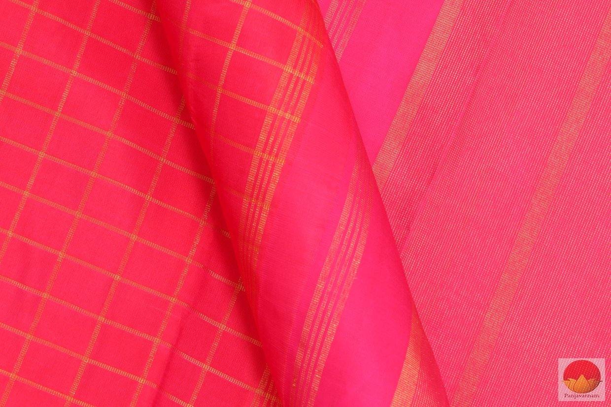 Light Weight - Kanchipuram Silk Saree - Handwoven Pure Silk - Pure Zari - PV G 4178 Archives - Silk Sari - Panjavarnam