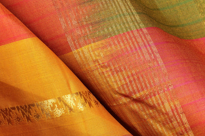 Light Weight Kanjivaram Pure Silk Saree - Handwoven - PVM 0318 1283 - Silk Sari - Panjavarnam