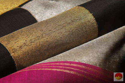 Lite Weigh Handwoven Pure Silk Kanjivaram Saree - Pure Zari - PV SVS 11585 - Archives - Silk Sari - Panjavarnam