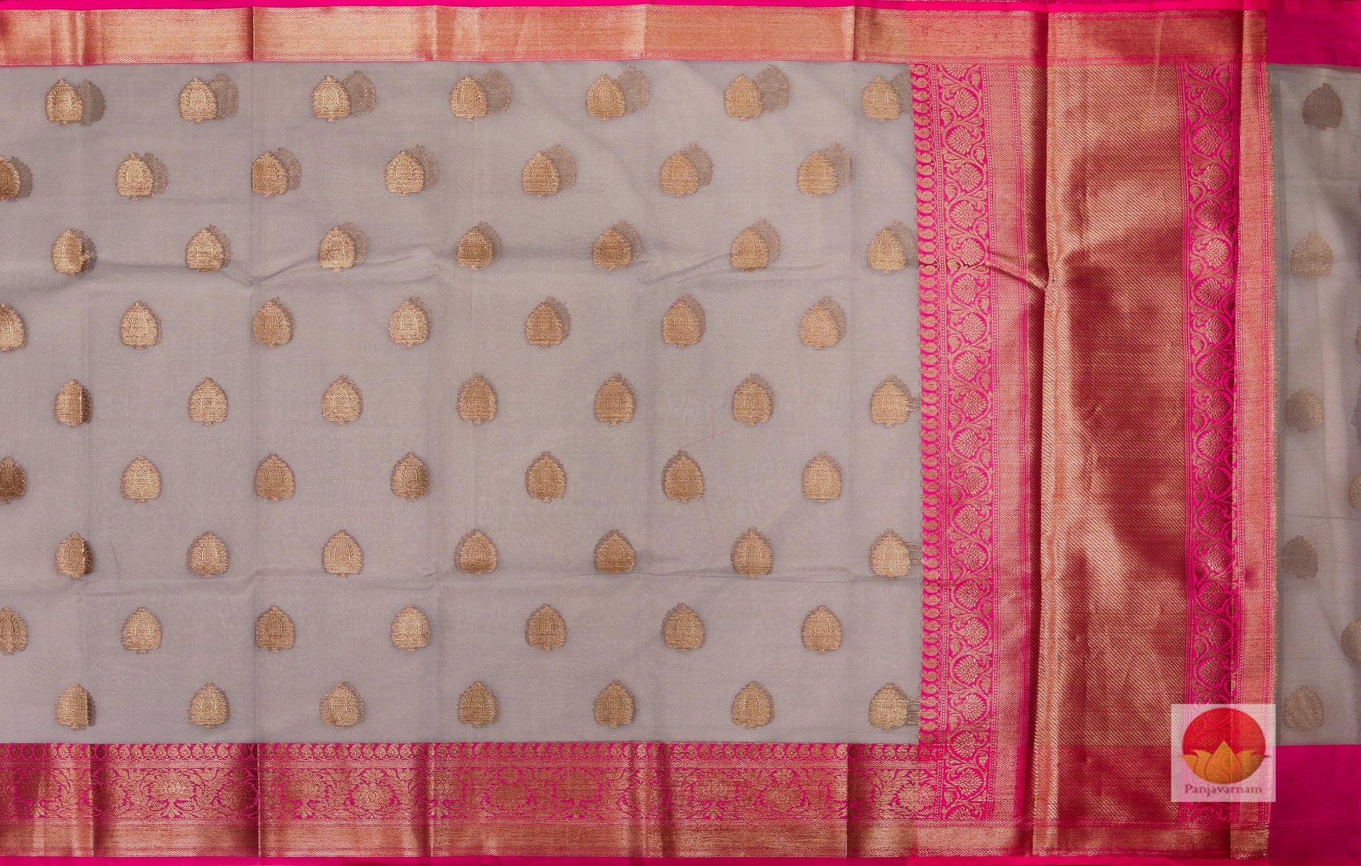 Lite Weight Banarasi Silk Cotton Saree - Antique Zari - PSC 49 - Silk Cotton - Panjavarnam