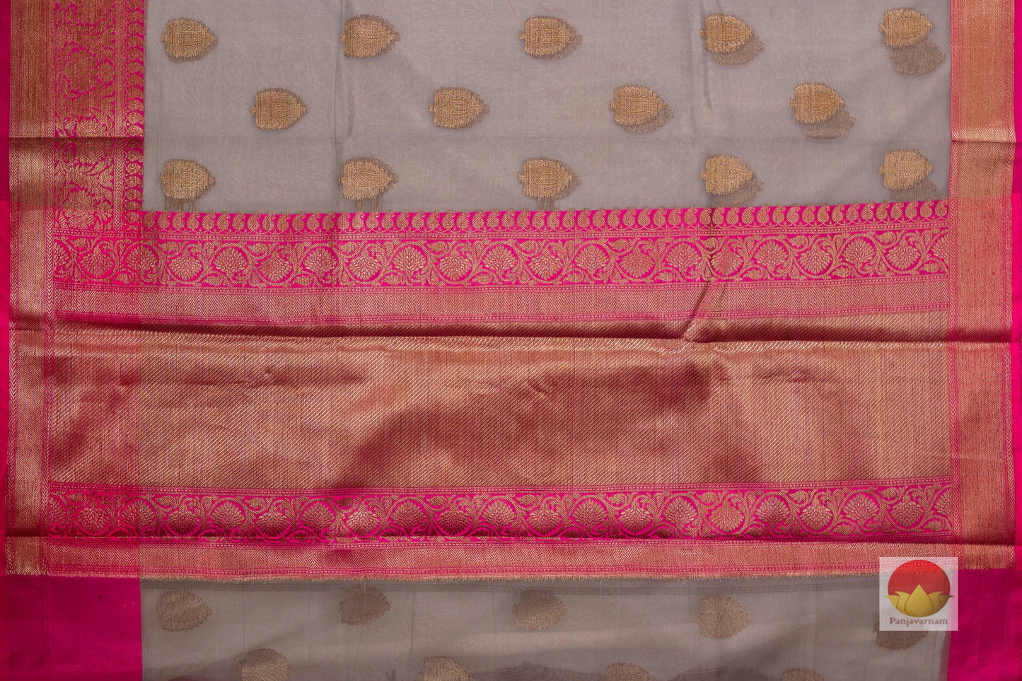 Lite Weight Banarasi Silk Cotton Saree - Antique Zari - PSC 49 - Silk Cotton - Panjavarnam