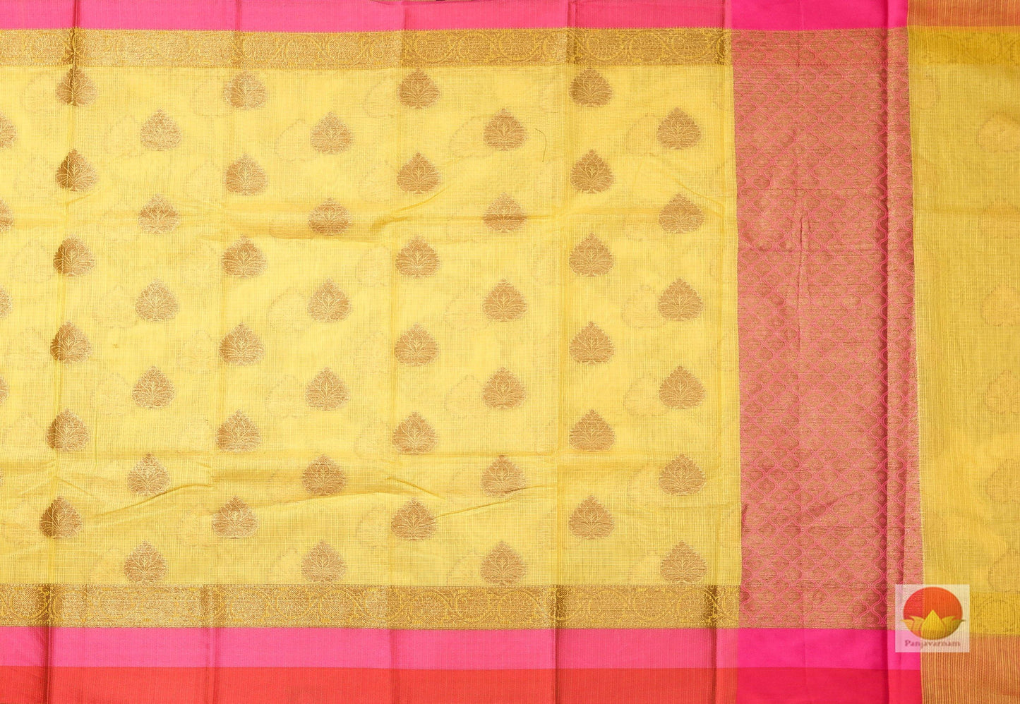 Lite Weight Banarasi Silk Cotton Saree - PSC 203 - Silk Cotton - Panjavarnam PSC 202