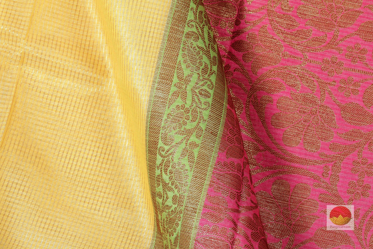 Lite Weight Banarasi Silk Cotton Saree - PSC 205 - Silk Cotton - Panjavarnam