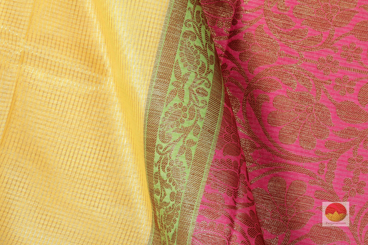 Lite Weight Banarasi Silk Cotton Saree - PSC 205 - Silk Cotton - Panjavarnam PSC 205