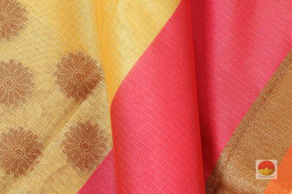 Lite Weight Banarasi Silk Cotton Saree - PSC 207 - Silk Cotton - Panjavarnam