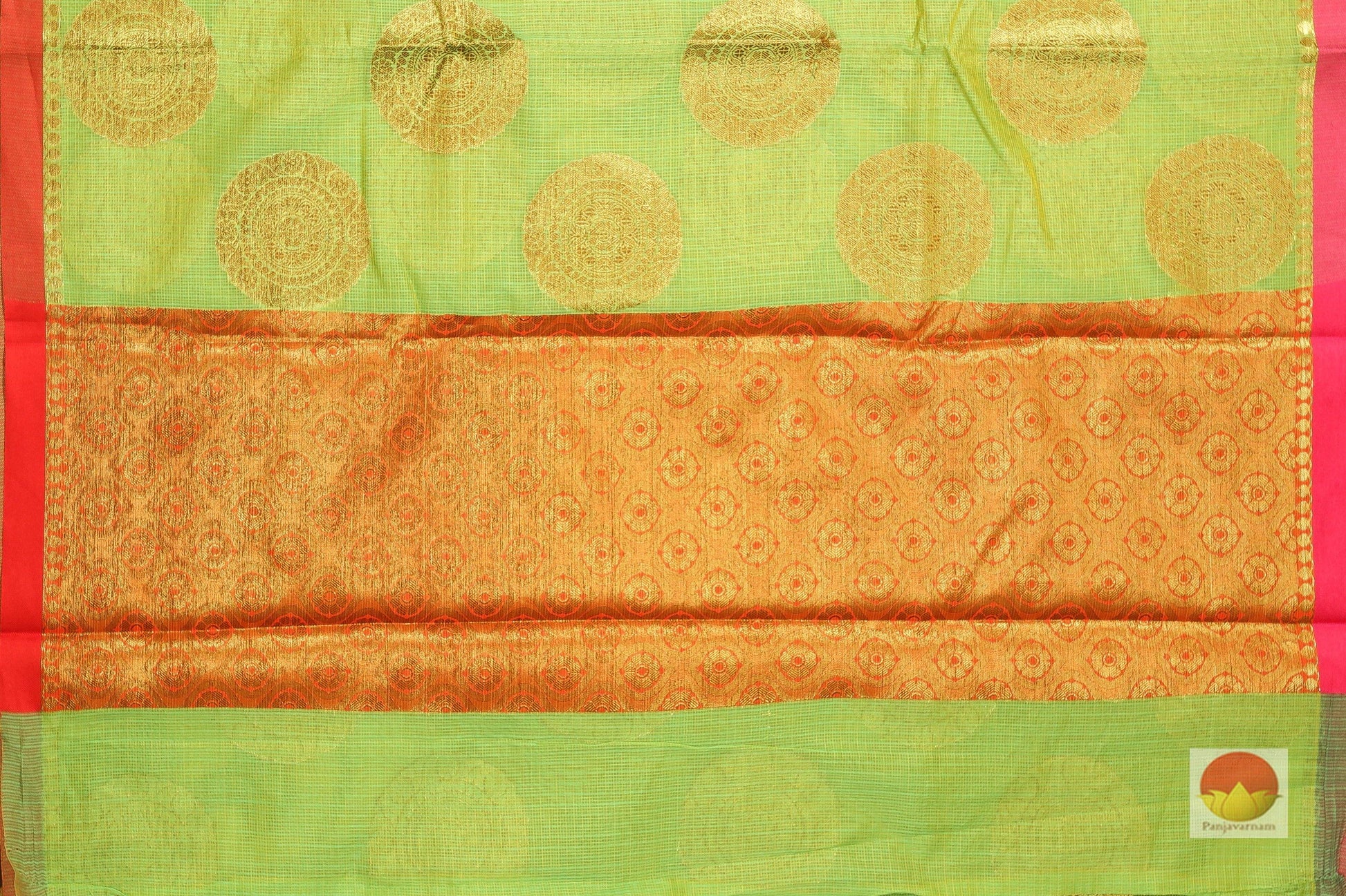 Lite Weight Banarasi Silk Cotton Saree - PSC 219 - Silk Cotton - Panjavarnam