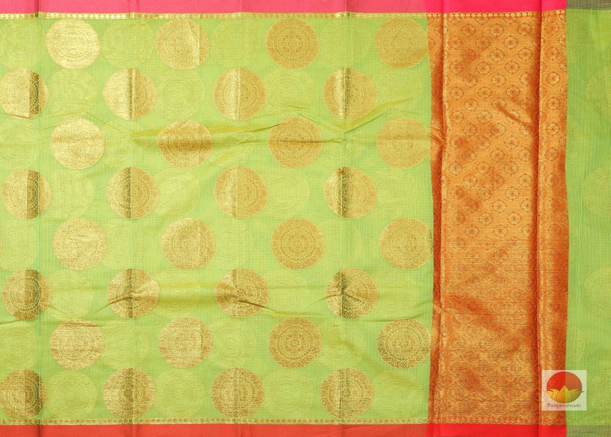 Lite Weight Banarasi Silk Cotton Saree - PSC 219 - Silk Cotton - Panjavarnam PSC 219