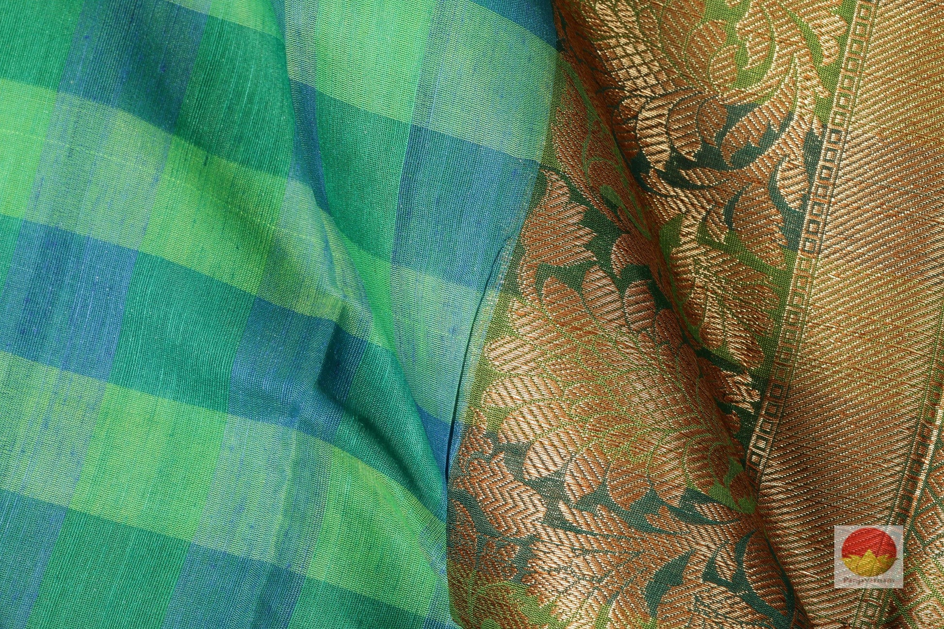 Lite Weight Banarasi Silk Cotton Saree - PSC 220 - Silk Cotton - Panjavarnam