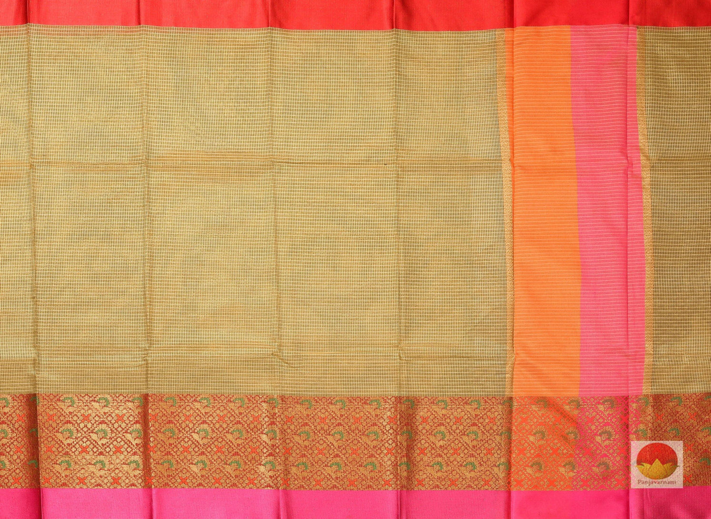 Lite Weight Banarasi Silk Cotton Saree - PSC 222 - Silk Cotton - Panjavarnam