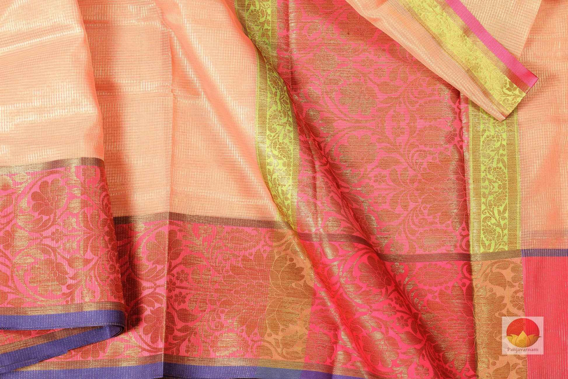 Lite Weight Banarasi Silk Cotton Saree - PSC 230 - Silk Cotton - Panjavarnam PSC 230