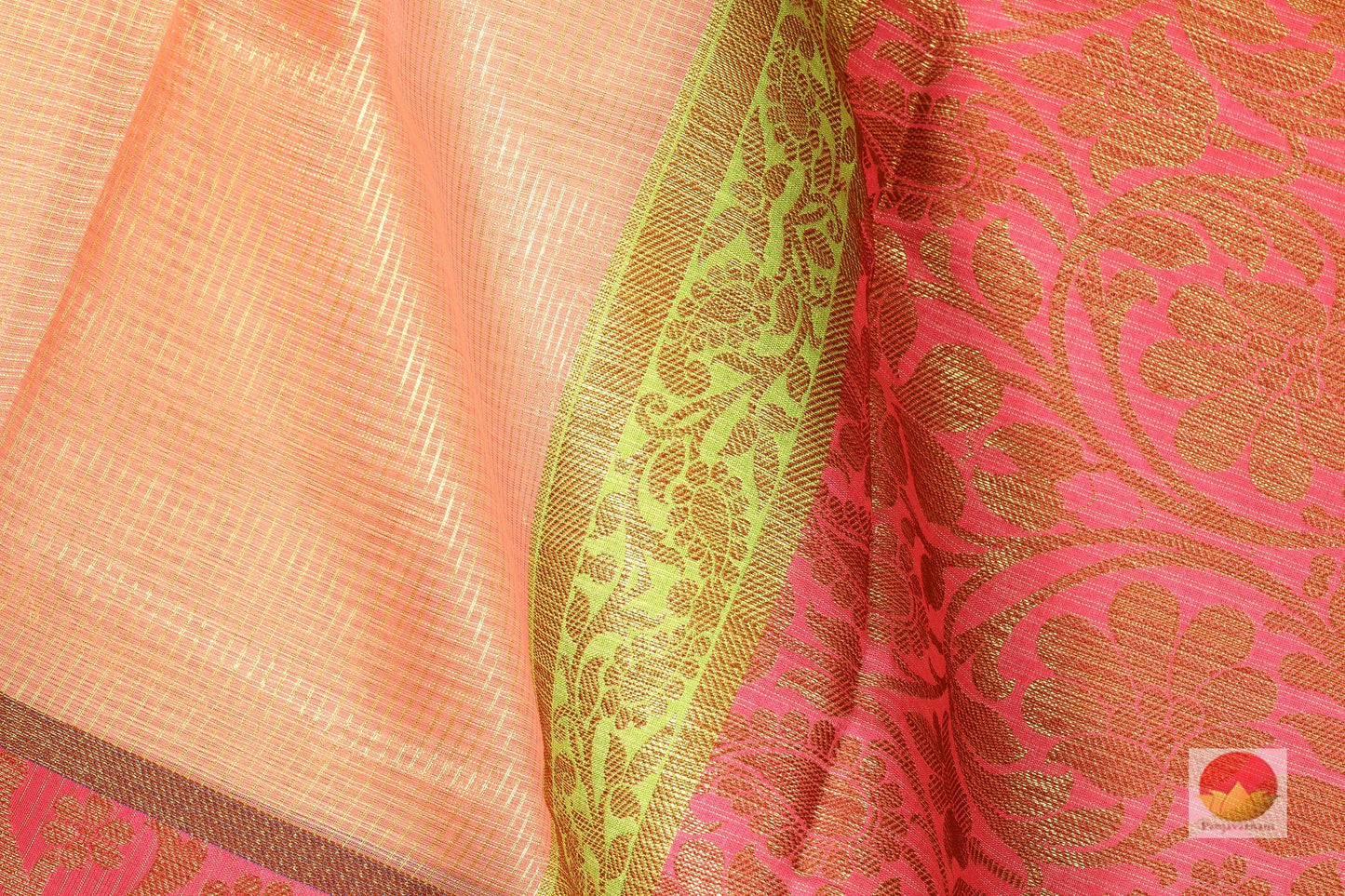 Lite Weight Banarasi Silk Cotton Saree - PSC 230 - Silk Cotton - Panjavarnam PSC 230