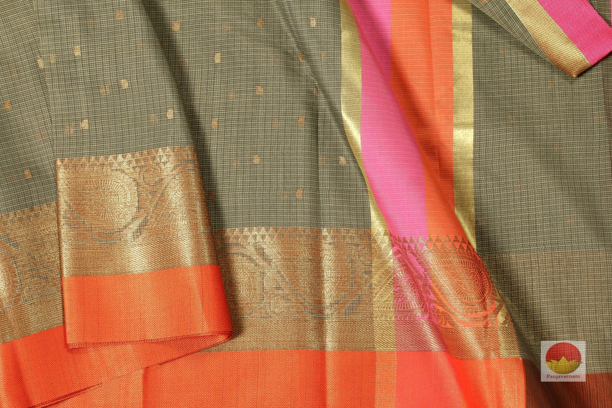 Lite Weight Banarasi Silk Cotton Saree - PSC 231 - Silk Cotton - Panjavarnam PSC 231