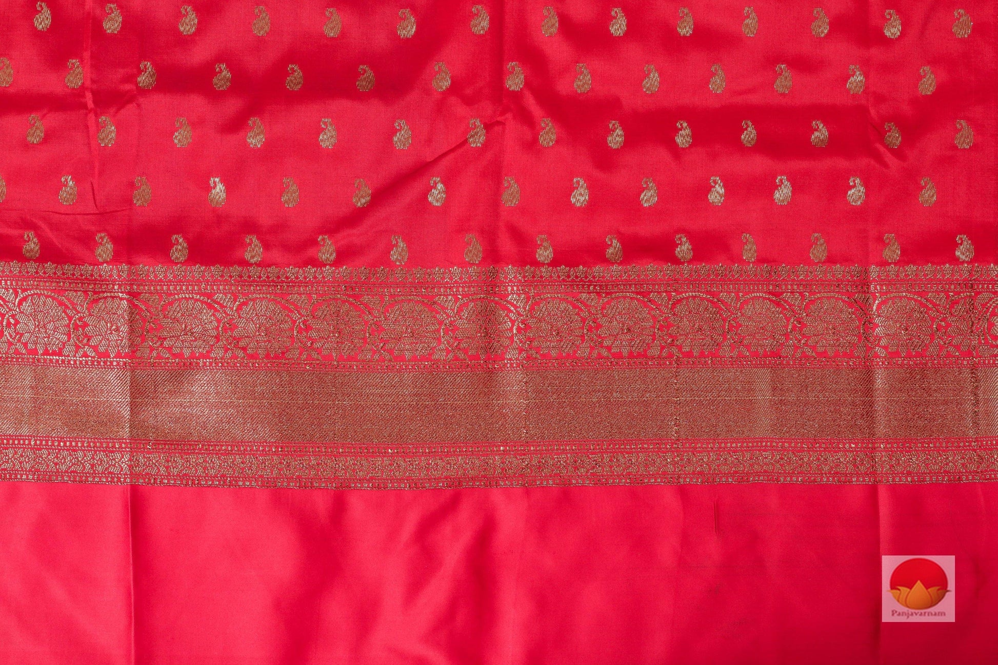 Lite Weight Banarasi Silk Cotton Saree - PSC 234 - Silk Cotton - Panjavarnam