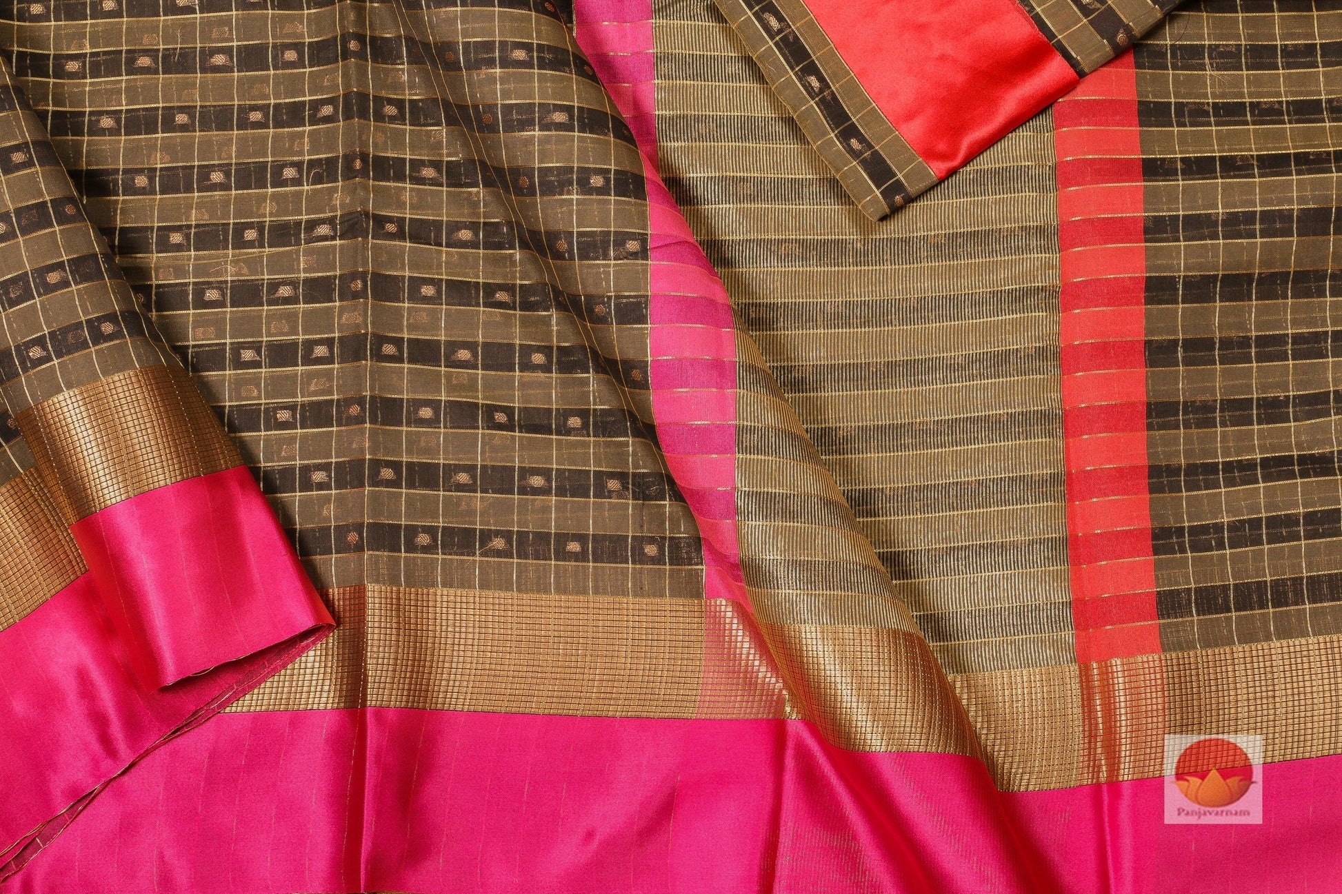 Lite Weight Banarasi Silk Cotton Saree - PSC 240 - Silk Cotton - Panjavarnam