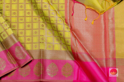 Lite Weight Banarasi Silk Cotton Saree - PSC 258 - Silk Cotton - Panjavarnam