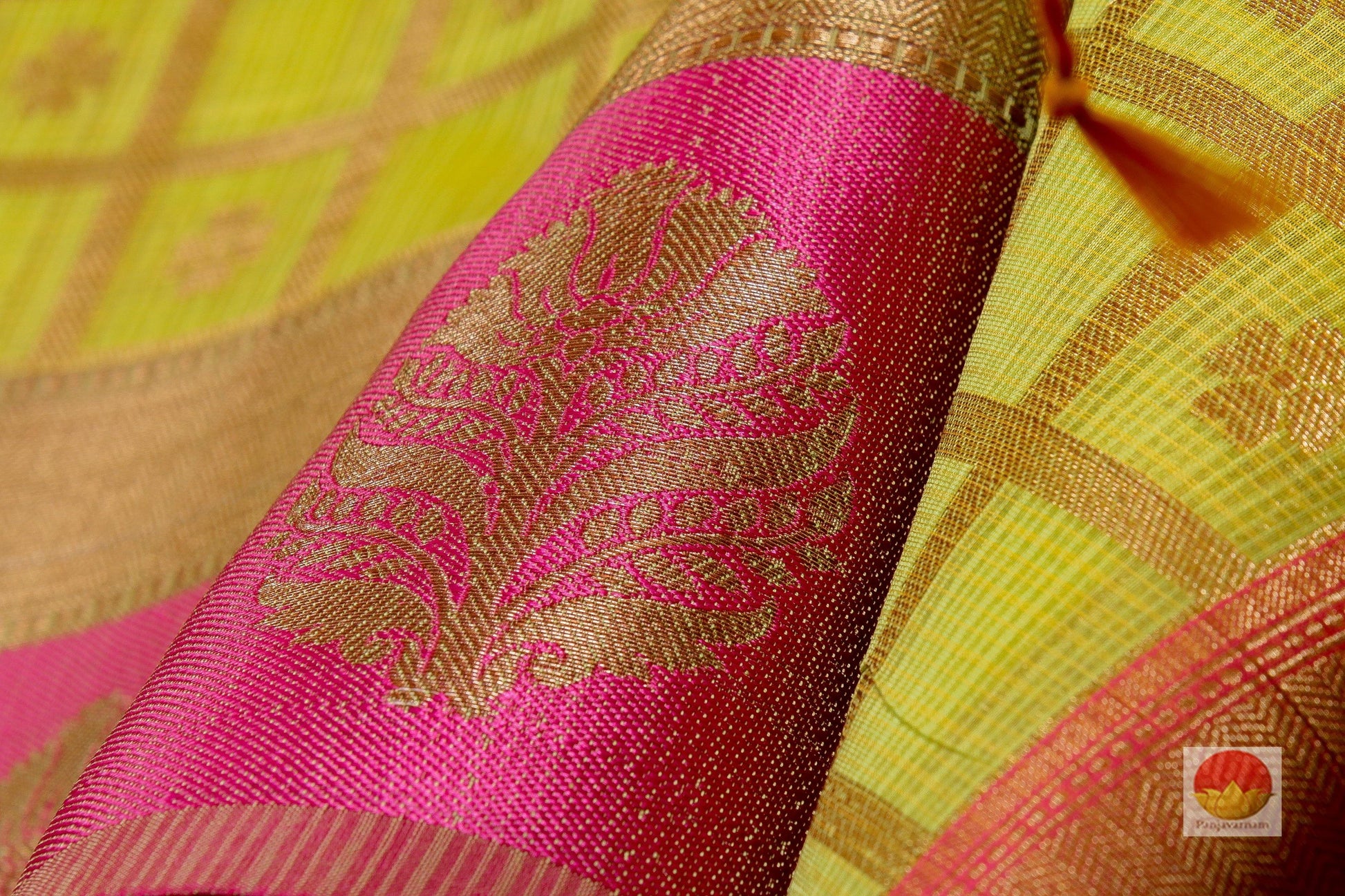 Lite Weight Banarasi Silk Cotton Saree - PSC 258 - Silk Cotton - Panjavarnam
