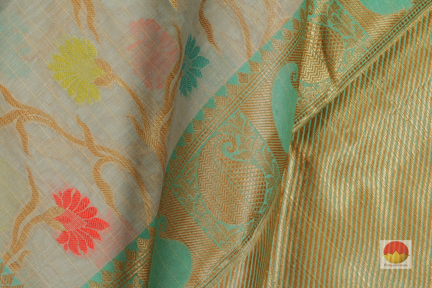 Lite Weight Banarasi Silk Cotton Saree - PSC 260 - Silk Cotton - Panjavarnam PSC 260