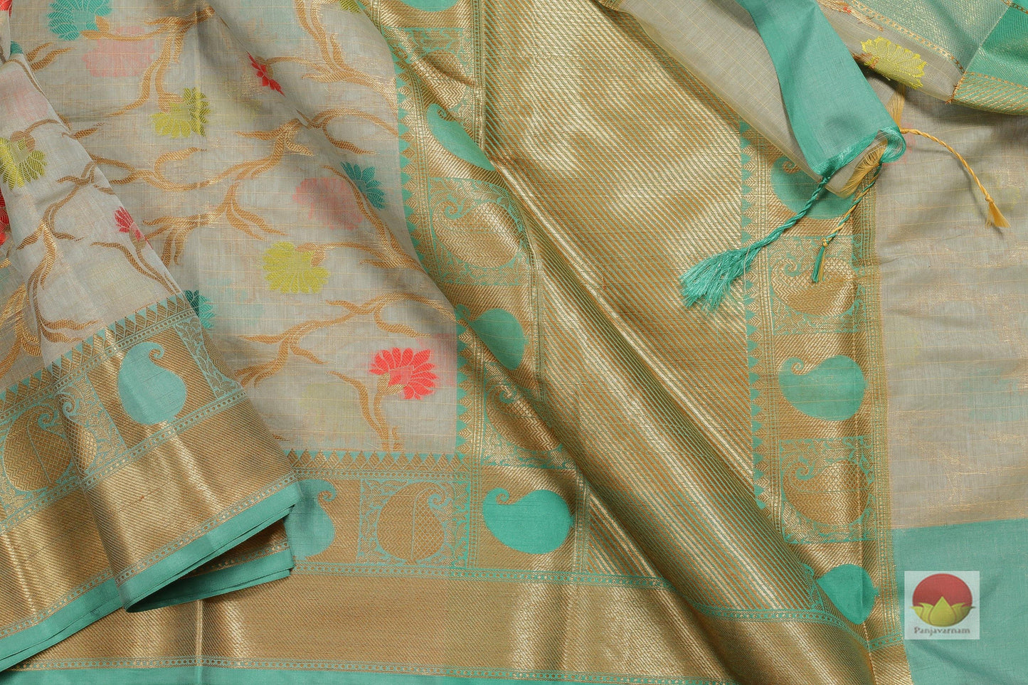 Lite Weight Banarasi Silk Cotton Saree - PSC 260 - Silk Cotton - Panjavarnam PSC 260