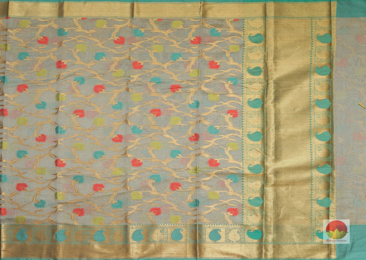 Lite Weight Banarasi Silk Cotton Saree - PSC 260 - Silk Cotton - Panjavarnam PSC 260