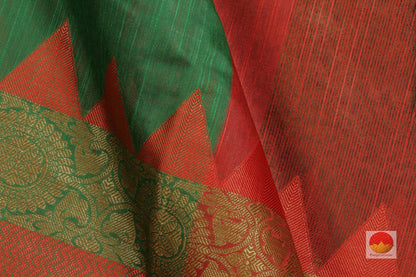 Lite Weight Banarasi Silk Cotton Saree - PSC 262 - Silk Cotton - Panjavarnam